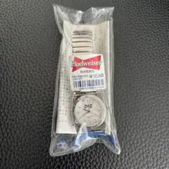 ジャンク品　budweiser バドワイザー　腕時計　防水5気圧　未開封品