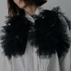 ＊美品＊ アメリ 2WAY RUFFLED TULLE VEST