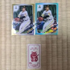 石川柊太　ソフトバンクホークス　 topps npb 招き猫 chrome