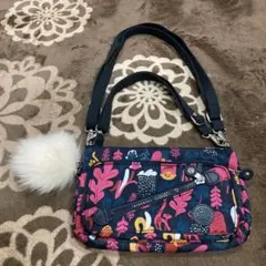 未使用に近いブランド：Kipling 2way ミニショルダーバッグ