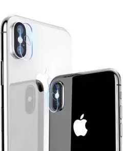 【2枚セット】iPhone X カメラガラスフィルム