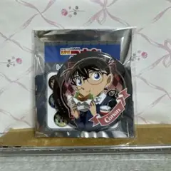 ① 名探偵コナン 缶バッジ 江戸川コナン ジャンクフード ハンバーガー　未使用