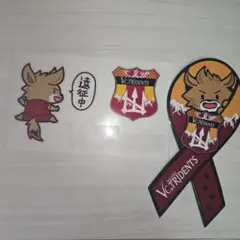 VC長野トライデンツ リボンマグネット ステッカー