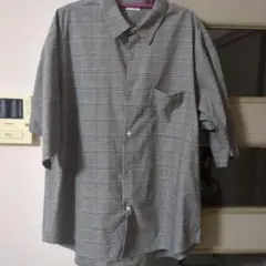 オーバーサイズ／メンズ／チェックシャツ／XL