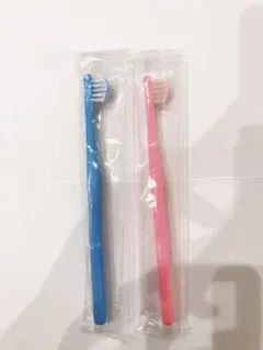 奇跡の歯ブラシ　子ども用　２色　２本セット ピンク、水色