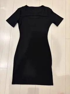Dazy ブラック ミニタイトワンピース Sサイズ 半袖