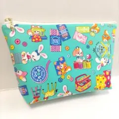 はいから横丁 お裁縫 レトロアニマル ハンドメイド ポーチ マルチポーチ
