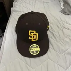 New Era 59FIFTY ブラウンキャップ 7 1/8