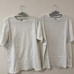 UNIQLO ホワイト Tシャツ XL 2枚セット
