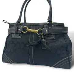 COACH コーチ　トートバッグ　ハンドバッグ　ブラック　F10508 2025年最新】コーチ F10508の人気アイテム - メルカリ