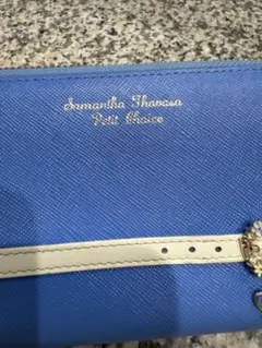 Samantha Thavasa 青 長財布 大幅値下げ