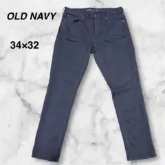 OLD NAVY デニムパンツ 34x32 ダークグレー　XL