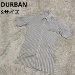DURBAN ダーバン 半袖　綿シャツ　Sサイズ