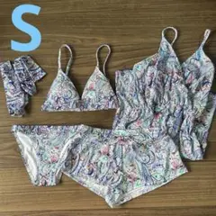 未着用　水着　5点セット　青　S 訳あり