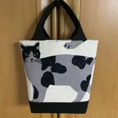 ハンドメイド・バック(猫ちゃん・エチノ・echino・帆布)②