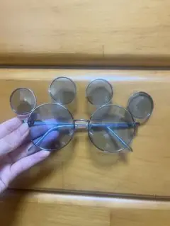 ミッキー型 サングラス 透明レンズ