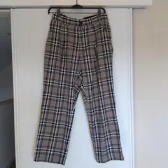 メンズチェックパンツ
