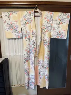 洗える着物　クリーム系