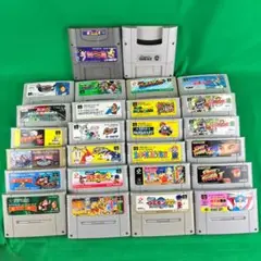 スーパーファミコンソフト　24本まとめ　ダブりなし　【動作未確認・ジャンク】