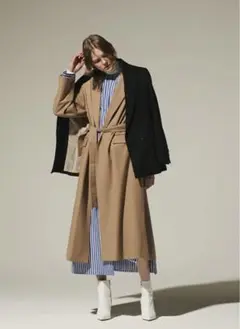 新品同様 STUMBLY 2020-2021AW ストライプワンピース