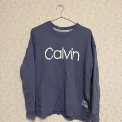 Calvin 長袖トレーナー 青
