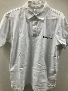 Champion ホワイト 半袖シャツ L