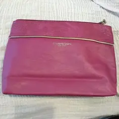 Elizabeth Arden ピンクレザーポーチ