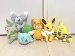 ポケットモンスター　カラーセレクション ぬいぐるみ　6体セット　新品未使用