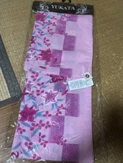 花柄ピンク浴衣 身丈163cm