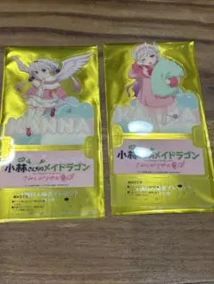 小林さんちのメイドラゴン 入場者特典 4週目 カンナのクリアスタンド2種