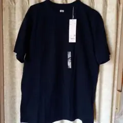 ⭕【UNIQLO U】68 Blue　クルーネックシャツ　L　新品未使用