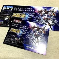 ★非売品★スーパーロボット大戦Y 販促用パネルPOP2枚