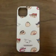クレヨンしんちゃん iPhone13 ケース ホワイト