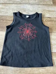 SHEIN スパイダーマン タンクトップ 黒