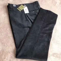 新品 85 コーデュロイ スラックス 黒 ブラック メンズ ロングパンツ ボトム