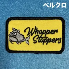 A744 フィッシング　釣り　刺繍&プリントパッチ　ベルクロ