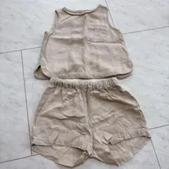 H&M エイチアンドエム リネンセットアップ 70cm