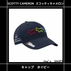 SCOTTYCAMERON スコッティキャメロン キャップ ネイビー マーカー付