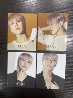 d'Alba seventeen HOSHI タレントカード4枚セット