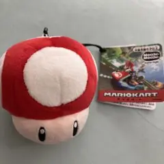 スーパーマリオ　マリオカート　マスコット　ダッシュキノコ　キーホルダー