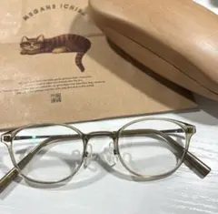 新品 眼鏡市場 ノーズフリー nosefree NOF-214 ベージュ ケース