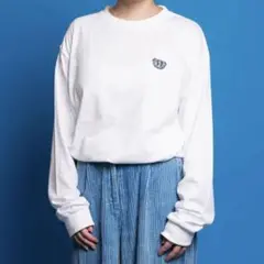 【新品未開封】エンジェルブルー 刺繍 ロンＴ Sサイズ