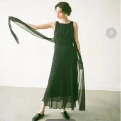 【新品未使用タグ付き】CLANE クラネ S M ドットノースリーブワンピース