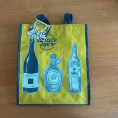 TRADER JOE’S ワインボトルが立てれる　エコバッグ