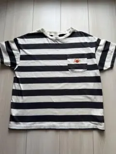 BREEZE ストライプ柄半袖Tシャツ 140