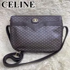 ✨極美品✨CELINE ショルダーバッグ トリオンフ ゴールド金具 ブラウン 革