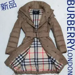 新品☆BURBERRY LONDON バーバリー 美シルエット フード付