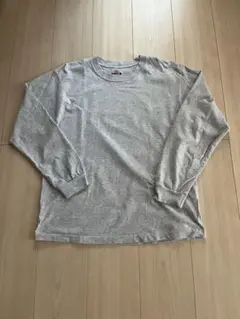 ニコアンド別注　Hanes BEEFY-T ヘザーグレー Mサイズ 長袖Ｔ