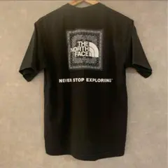 ノースフェイス　Tシャツ　バンダナスクエアロゴ　Sサイズ
