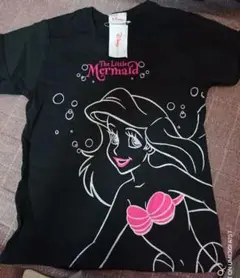 ディズニー アリエル Tシャツ 130cm　新品未使用　美品　ブラック